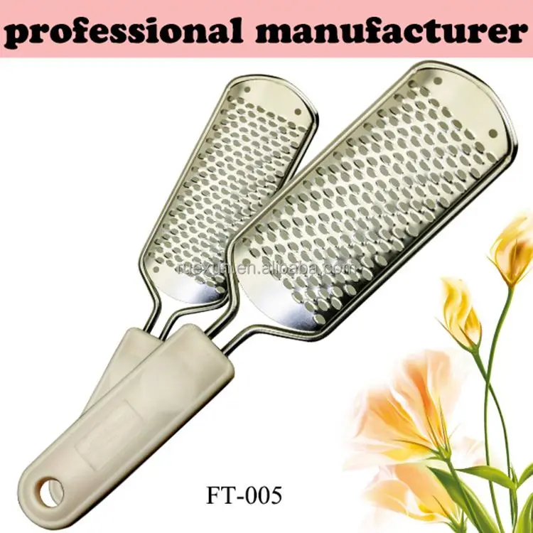 Hot Sale Safety Slide PP Handle Foot File Pedicure Callus Remover