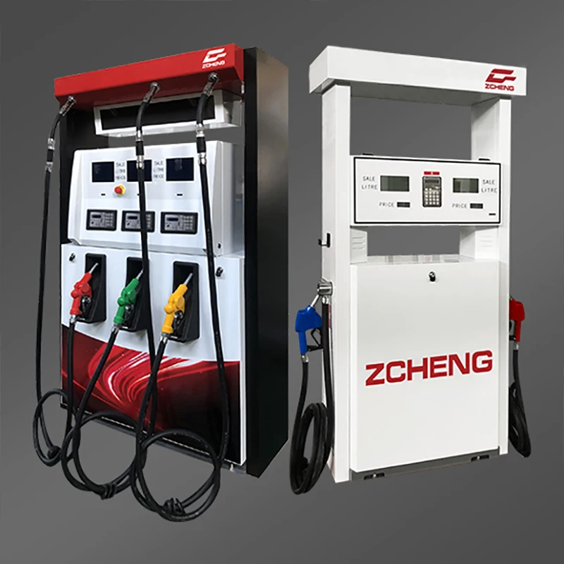 Service equipment pump machine submersible dual suction dual hose fuel dispenser with RFID management system