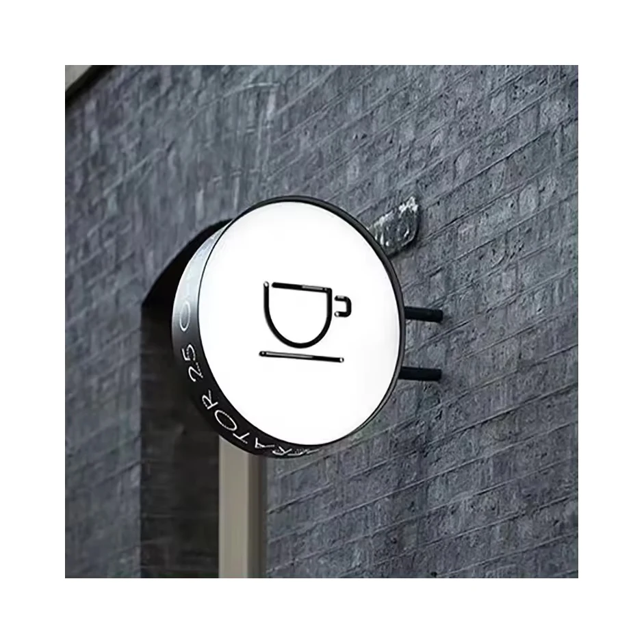 Custom-shaped Acrylic LED Lightbox for Indoor Advertising 3D Wall Signboard with Fabric Frame for Logo and Outdoor Signa