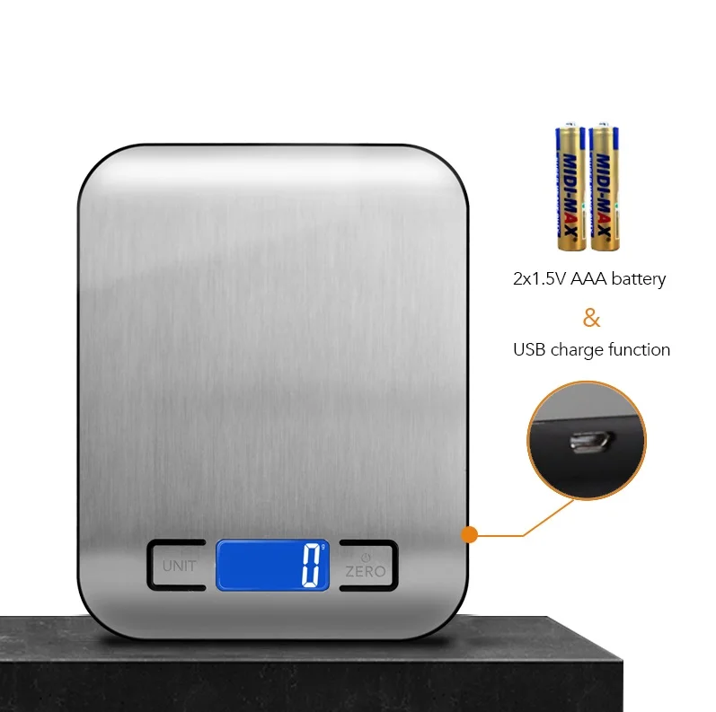 Amazon Hot Sale Wholesale Nops Brand Eletronic Digital Kitchen Food Scale For Kitchen (electric and batteries)