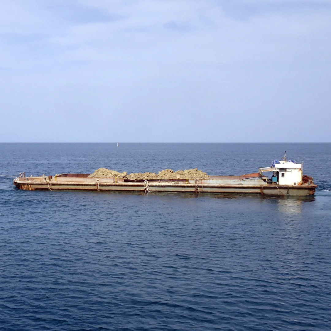 Customization hopper barge bottom dump barge mud boat split hopper barge