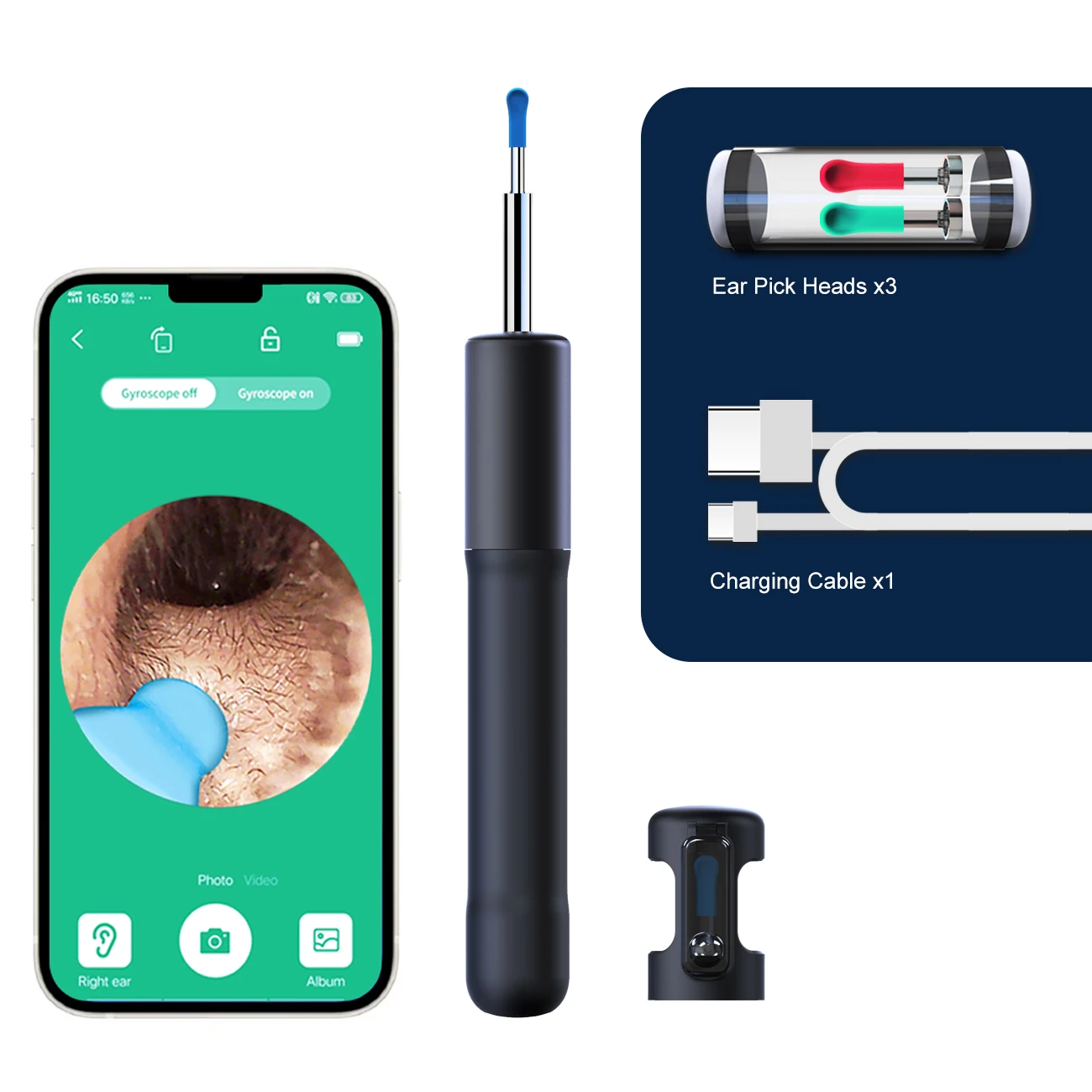 Wholesale Portable Scalable Ear Cleaner Ear Camera Ear Wax Removal Tool