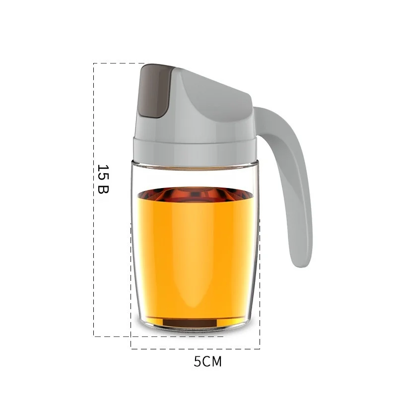 Supply Wholesale 300ml Automatic Opening And Closing Oil Bottle Kitchen Custom Logo