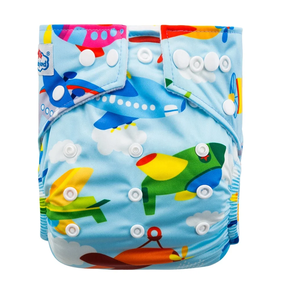 Soft Babyland New Arrival Cute Prints China Best Seller Wholesales Cloth Diapers Baby Reusable Nappies