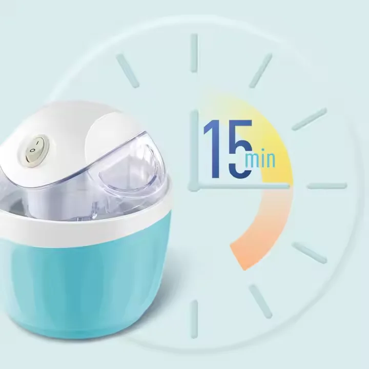 fabricadora de helados vintage 12v automatic vintage mini ice cream maker for kids