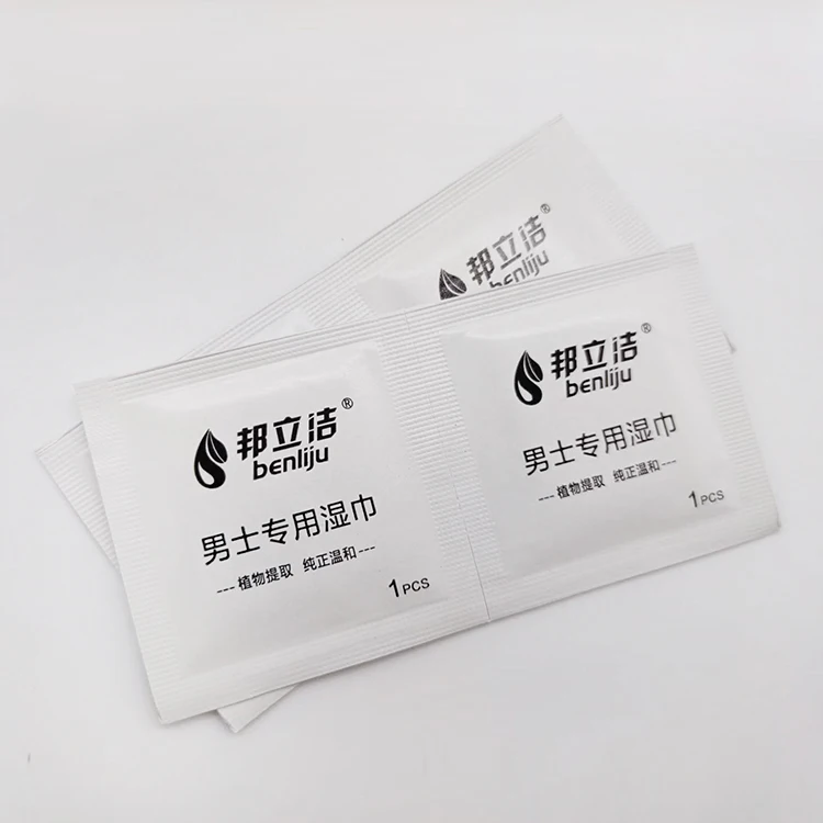 OEM ODM Private Label Sanitary Men Flushable Tissue Eco-Friendly Personal Care Men Sex Wipes