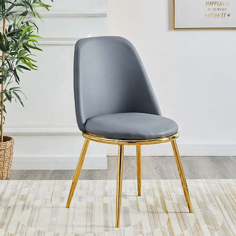 White Modern Leather Mebel Hotel Banquet French Cafe Leather Chair Modern Upholstered Chair Luxury Lounge Living Room Chairs Set