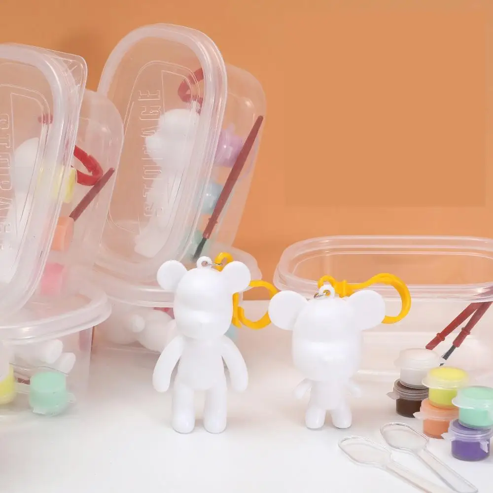 Hot Halloween Plaster Painting Doll Creative Diy Plaster Toy Kids Painting Coloring Doll Set Easter Decoration