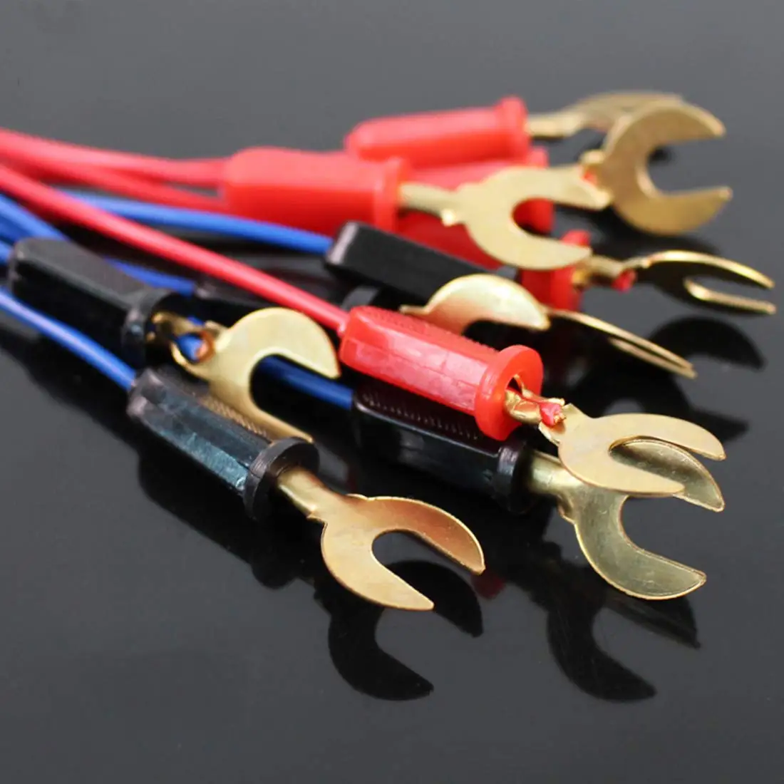 Conductor experiments student connecting wire U-type electricity laboratory equipment physics wire all-copper crocodile clips