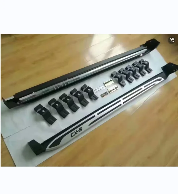 Car Protection Accessories Side Steps Bars Running Boards  for  Mazda Cx5 cx-5 cx 5  2021 2022 foot padel