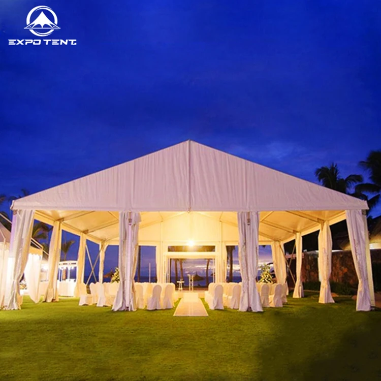 Custom Size 200 People Large Event Tent Aluminum Frame Wedding Marquee Tent For Event Rental Marquee tent Suppliers