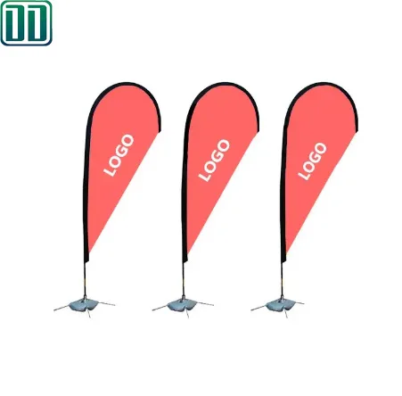 Advertising Flying Wind Custom Printing Feather Flag Banner For Outdoor Promotion