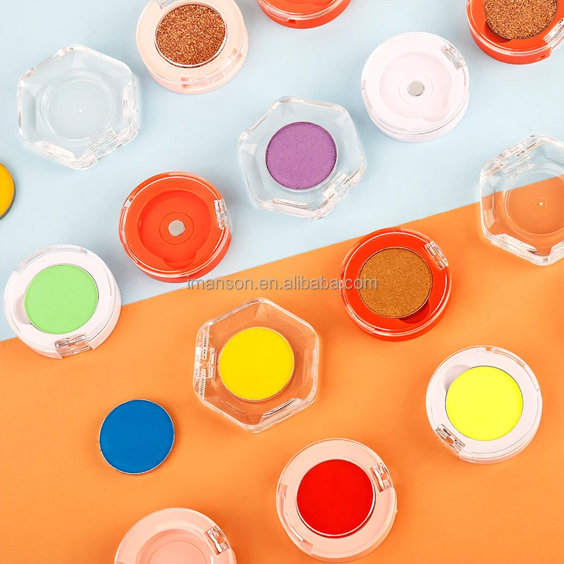 High Quality Illuminating Embossed Eyeshadow Matte Shimmer Glitter Pearl Fairy Pigment Holographic Cosmetic Private Label