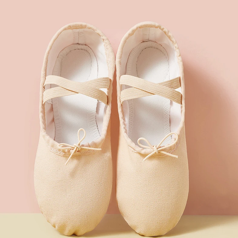 ballet dance shoes children canvas shoes kids wholesale canvas pink canvas ballet dance shoes