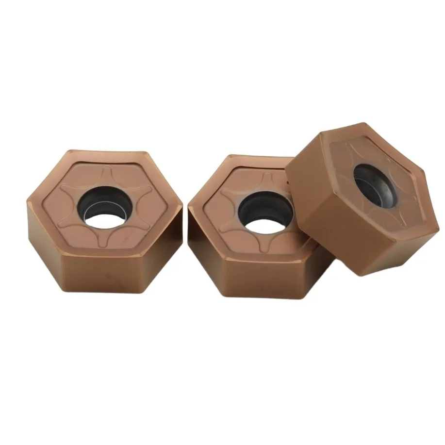 Manufacturer Supply Face Machining Milling Cutter HNMG060408 Tungsten Carbide High Feed Milling Insert for Steel Working