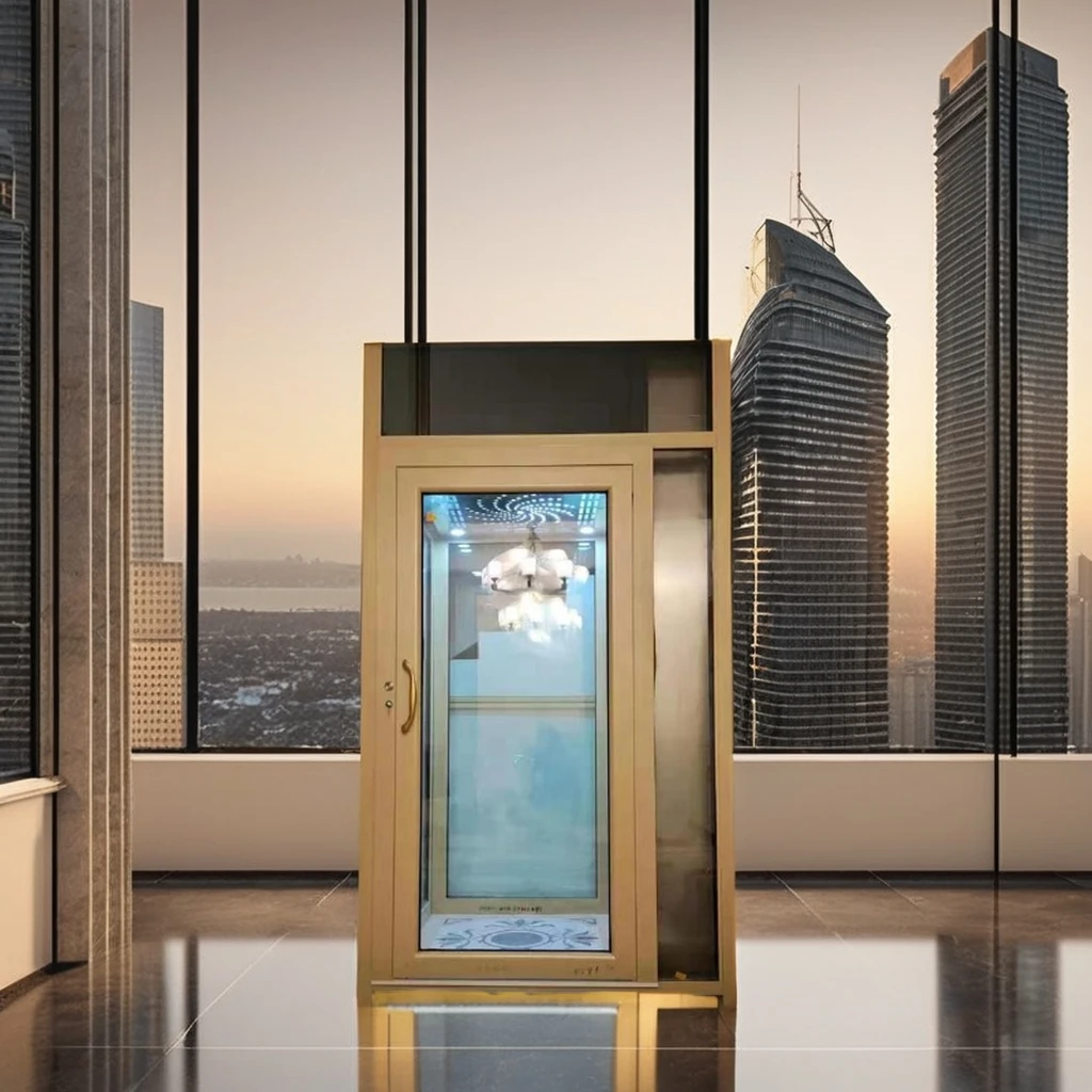2 Floor Small Hydraulic Cheap Home Elevator/3 Floor Residential Villa House Lift with Automatic Two Door