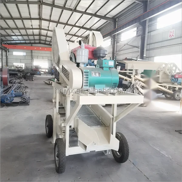 Portable On-Site Rock Concrete Mining Jaw Crusher For Sale Mobile PE250x400 Jaw Crusher Machine With Vibrating Screen