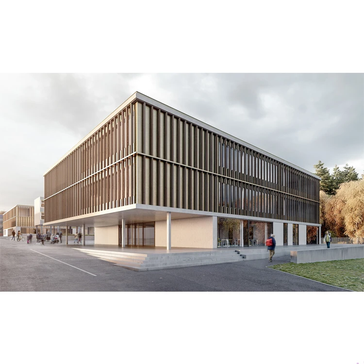 Modern Steel Frame Metal Roofing Sheets Industrial Shed Prefab Warehouse Building