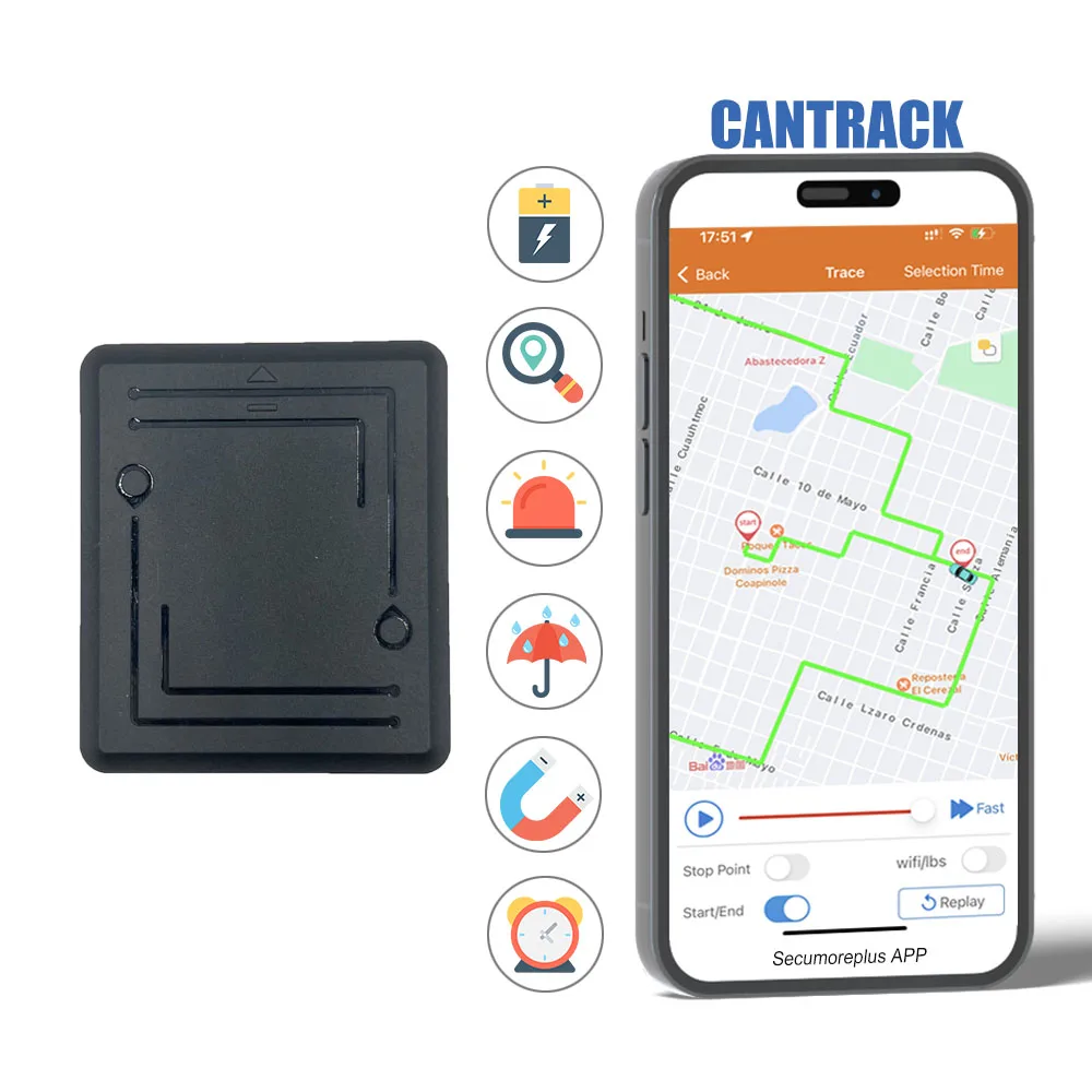 3 years Standby Small Portable Vehicle Telematics GPS Tracker Construction Machinary Wireless Car Insurance Magnet gps tracker