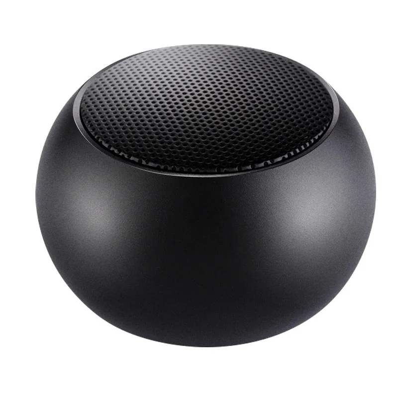 Hot sale M-3 Colorful Wireless Speaker Mini 3D Electroplating Round Blue Tooth outdoor Portable speaker