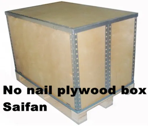 Collapsible Hinge Collar Storage Box Plywood Boxes No Nail Plywood Box