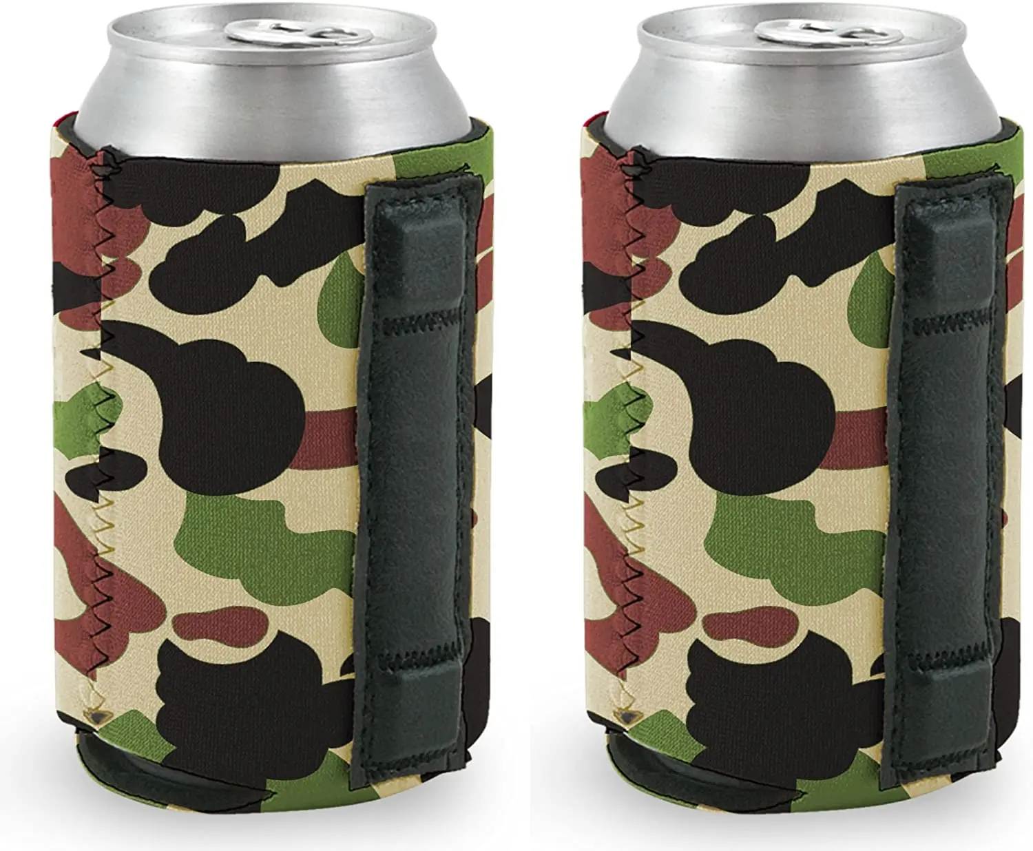 Magnetic Neoprene Collapsible Can Holder Can Cooler Koozy