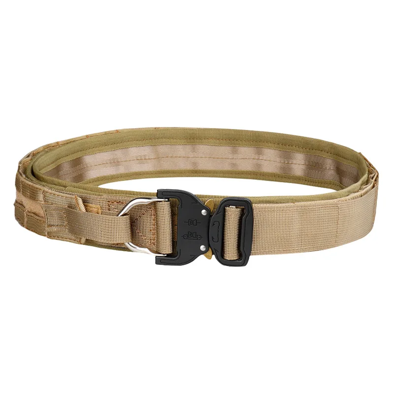 Custom High Quality Automatic belt Buckle Security Belt Tactical Outdoor Tactical Belt With Magnetic Buckle