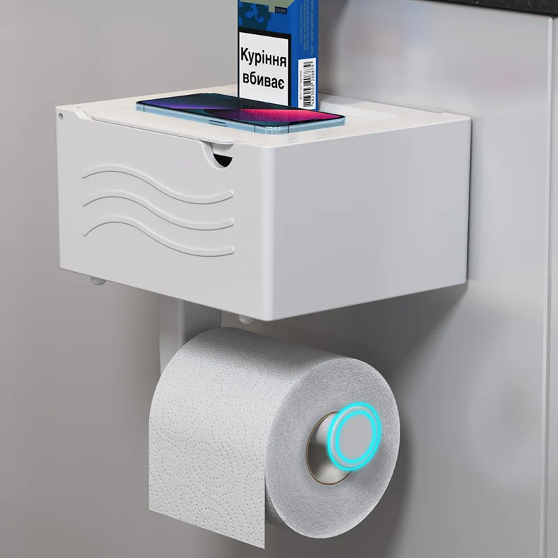 Hotel toilet paper roll wall hanging toilet plastic tissue box special box for bathroom wet tissue