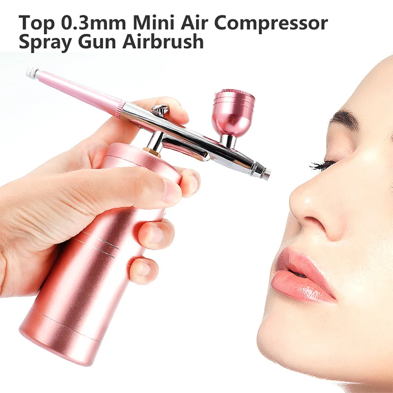 Portable Rechargeable Handheld Home Use High Pressure Nano Spray Water Oxygen Injector Jet Facial Machine