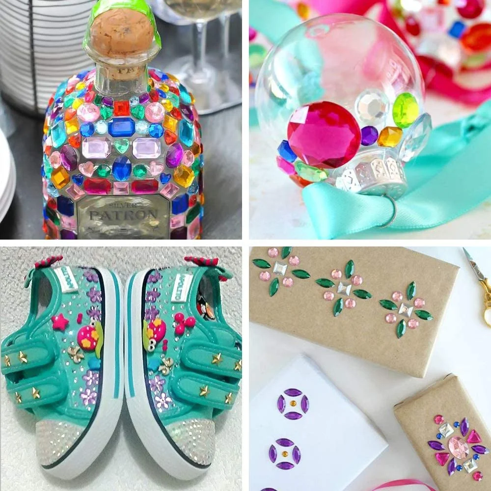 Self Adhesive Multicolor Crystal Jewels Eye Face Rhinestones Gems Stickers