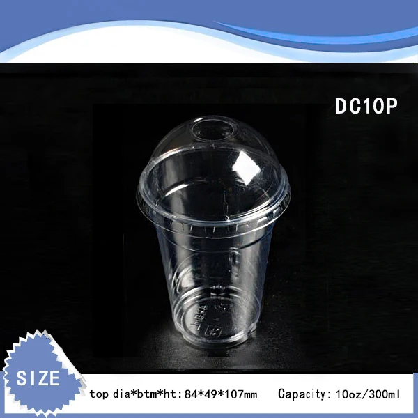 10oz-300ml PET Plastic  Beer,Jelly, Coffee Beverage cup