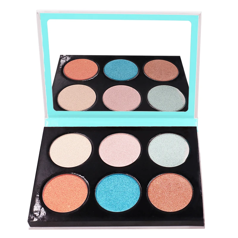 2021 High pigment 6 color eye shadow palette factory price for your selection with no brand with private label