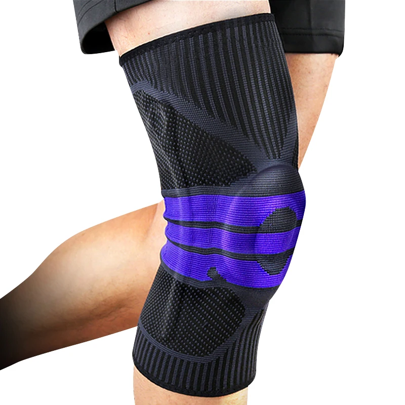 Best selling Nylon Sports Knee Support Compression Sleeve Knee Brace for Running, Meniscus Tear, ACL, Arthritis, Joint Pain