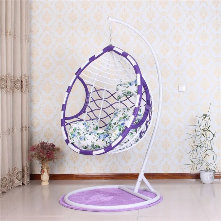 Moon swing chair hanging curved chaise lounge chair swing chair garden