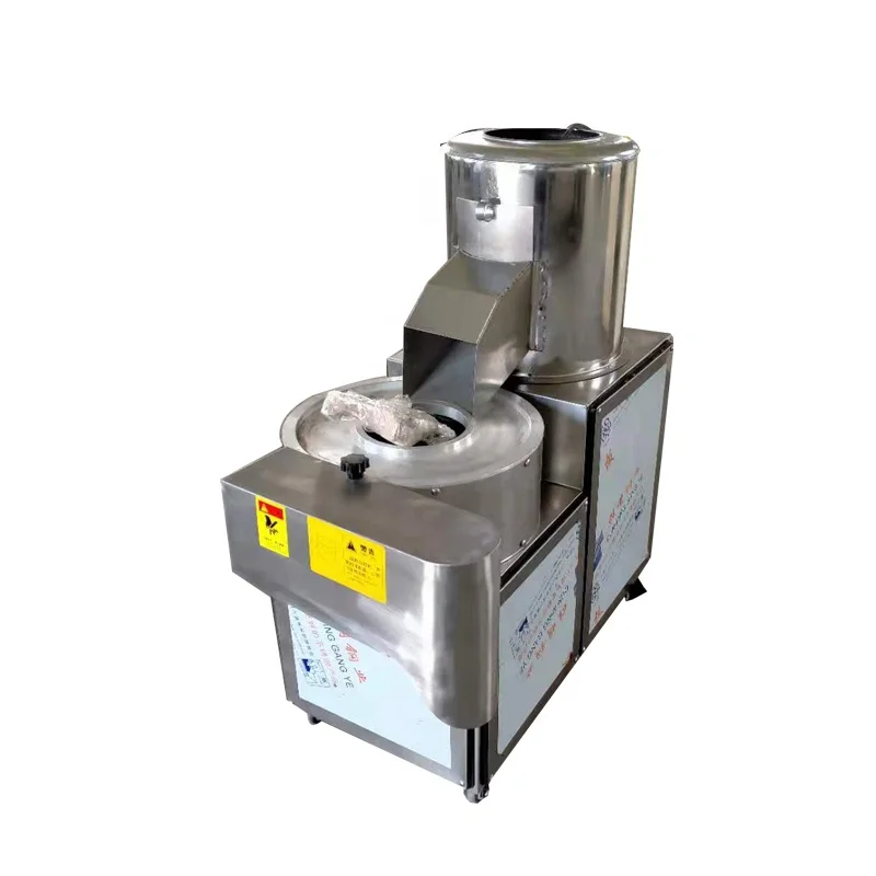 Automatic Potato Cleaning And Shredding Machine Commercial Potato Cleaning And Peeling Equipment