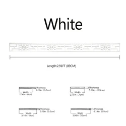 Self Adhesive Mirror Border Stickers For Home Hotel DIY Decor