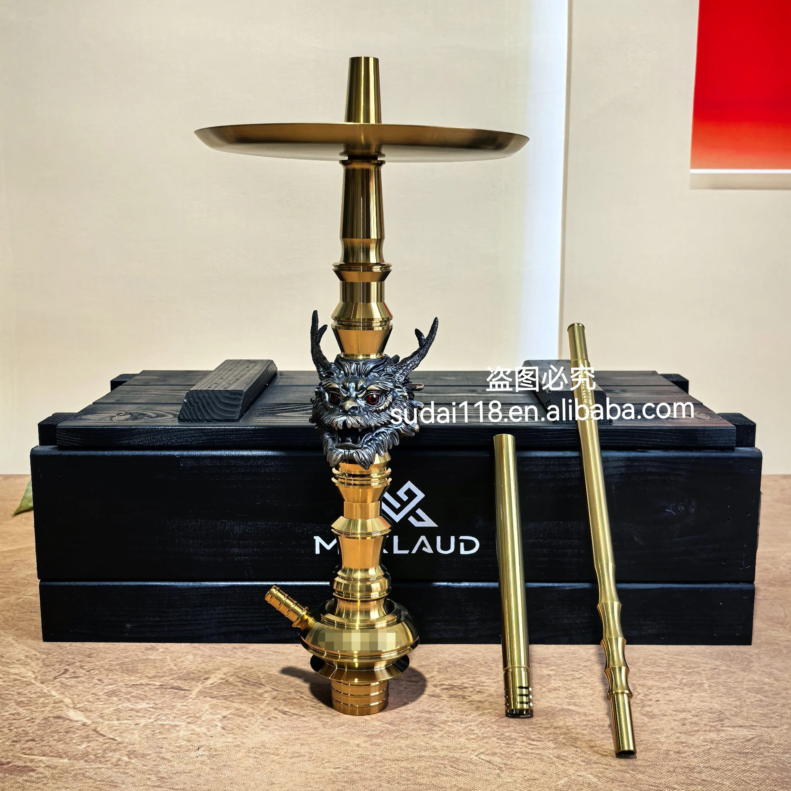 Stainless Steel Gold Hookah High-end 304 Large