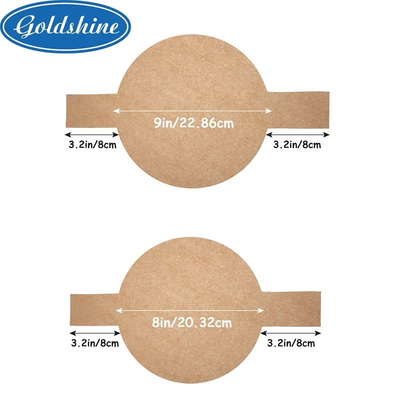 Parchment Paper for Baking Precut Round Baking Paper with Lift Tabs 8 9 Inch Non stick