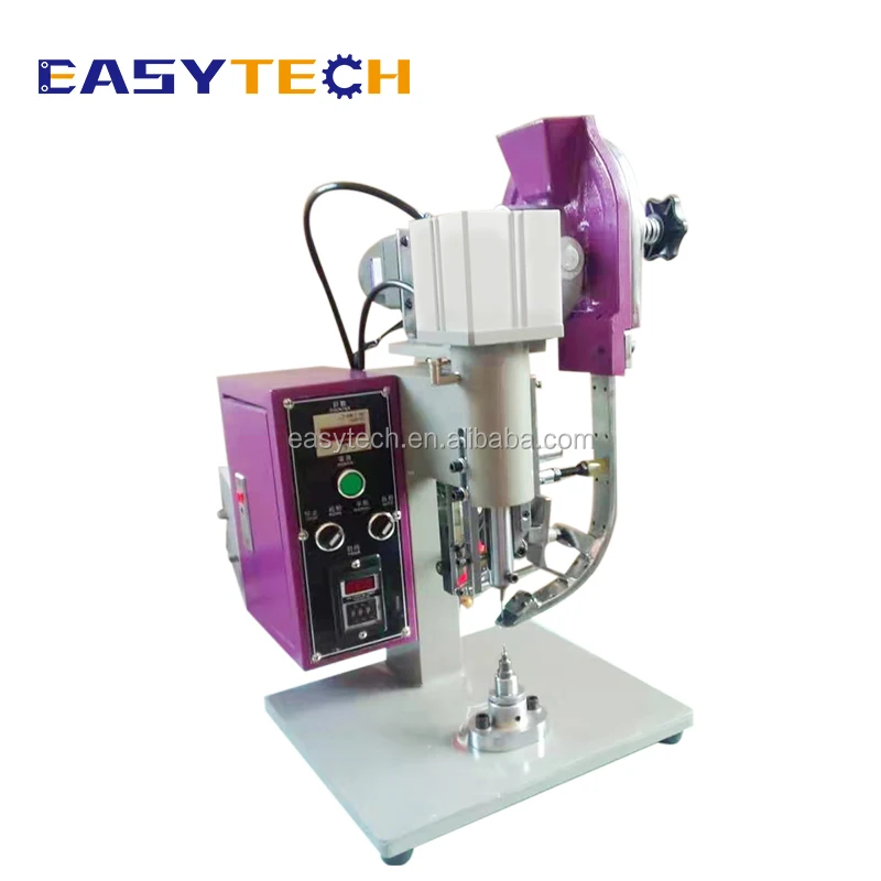 bags riveting cable parts joint automatic golf bag rivet machine