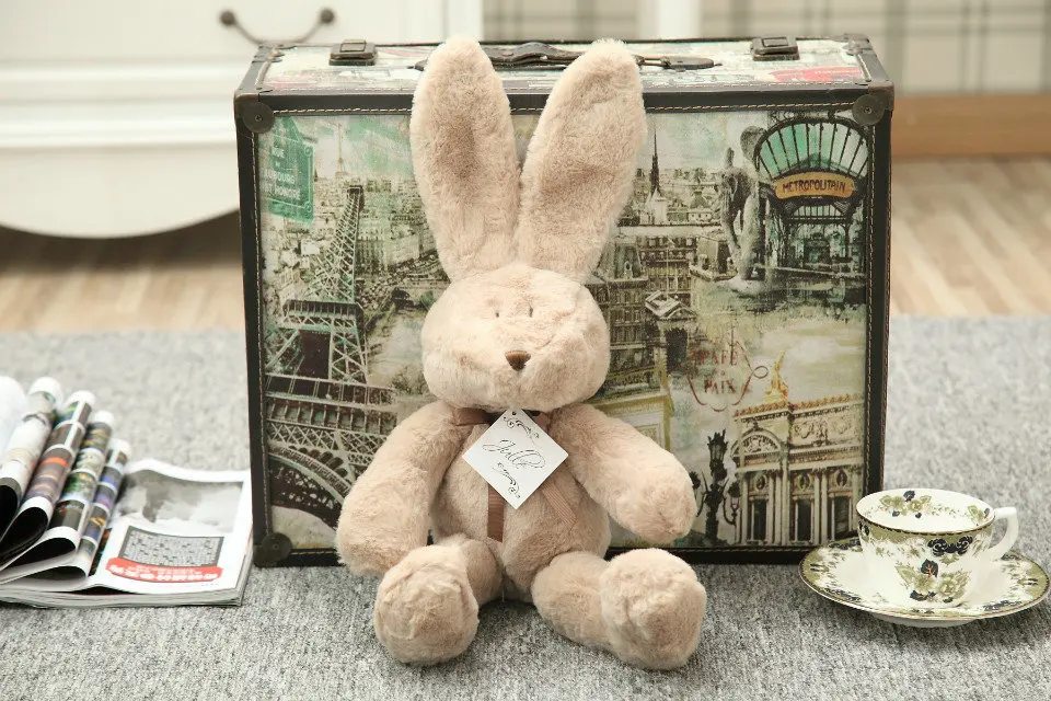 Animal Stuffed Plush Toys Rabbit Handmade Children Soothing Dolls Duck polar Bear