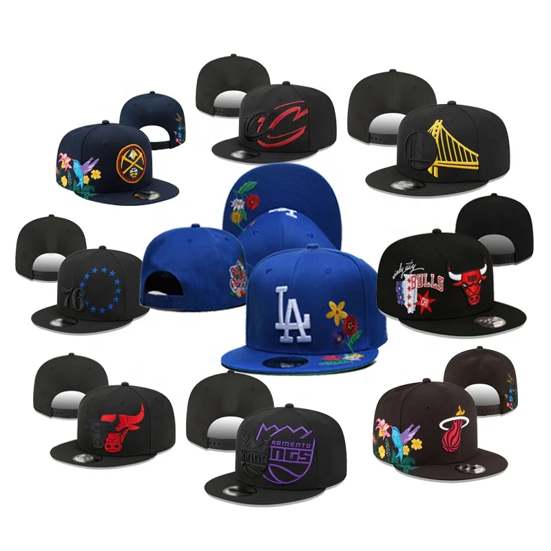 New design 3D  embroidery  logo for 32 Americaport  teams  -nba snapback cap  -nfl snapback hat