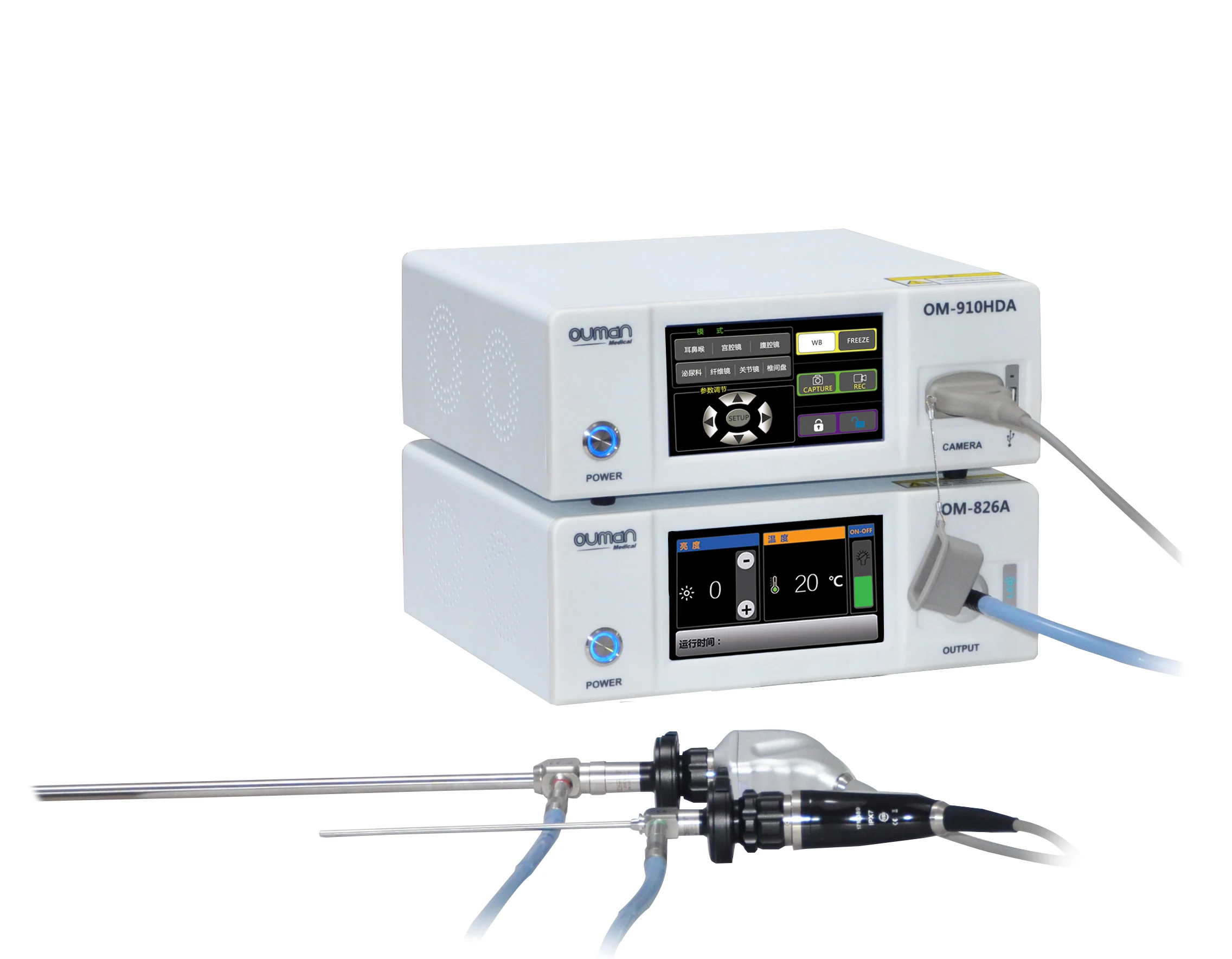 Ouman MEDICAL 1080p Endoscopy Camera System For Ent Urology Gynecology