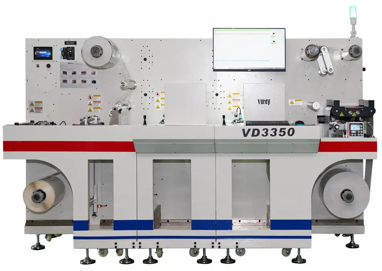 2 STATIONS VD3350 DIGITAL DIE CUTTING MACHINE