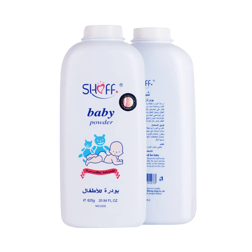 SHOFF 625g Baby Powder Bottle Cosmetic Baby Use Talcum Powder Private Label Original Manufacturer Baby Powder