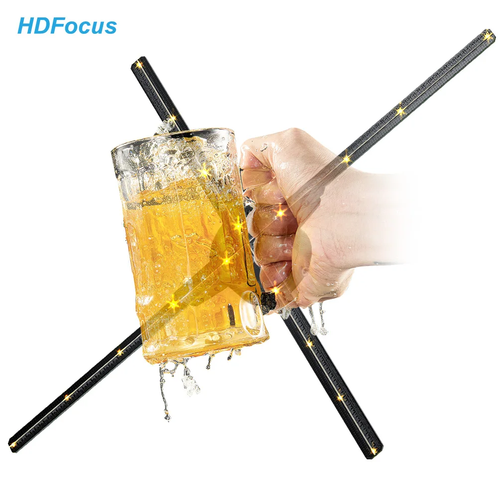 3D Holographic Anime 3D Hologram Fan Cloud Control Wifi Holographic Equipment Hologram Fan 3D