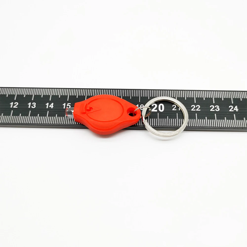 LED Flashlight Portable Electrified Keychain Light mini lock pendant LED flashlight White light Purple light