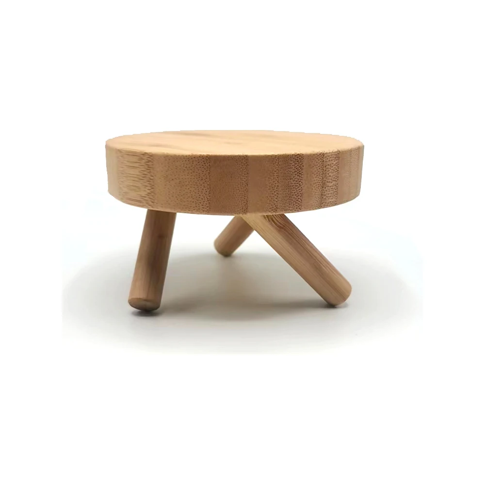 China Factory Wholesale Wooden Knick-Knacks Bamboo Small Items Display Stand Holder