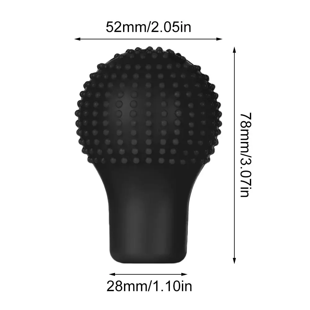Universal Non-slip Soft Colorful Silicone Car Gear Shift Knob Cover Shifter Knob Gear Lever Silicone Cover Case