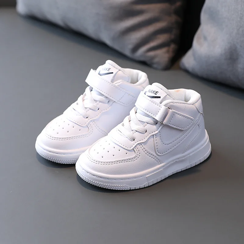 Custom Boys Girls Fashion Sneakers Baby Kids Leather Trainers Children School Casual Sports Shoes