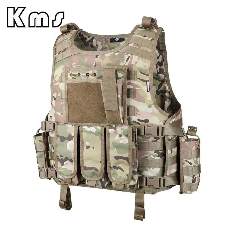 KMS Brand Wholesale Professional Outdoor Security Safety Lightweight Plate Carrier Body Vest Tactical Gilet Tactique